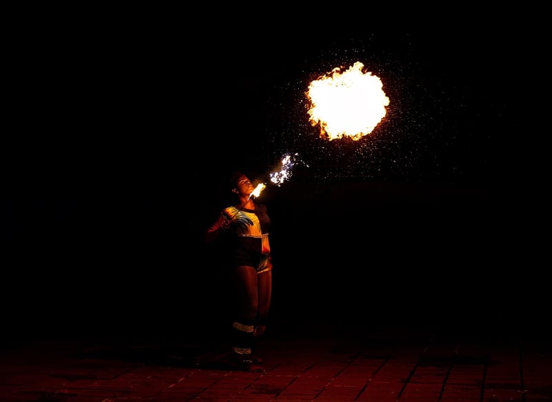 Fire Dancers Performance